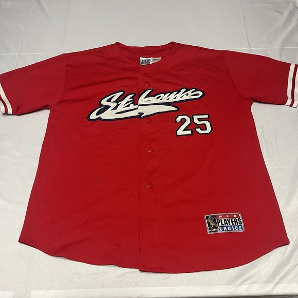 American Vintage Other - Vtg ST Louis Cardinals Jersey Mark McGwire MLB Men's L Red Stitched